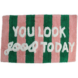 KERSTEN Bath Mat You Look Good Cotton Multi