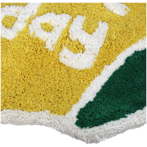 KERSTEN Bath Mat Lemon Cotton Yellow