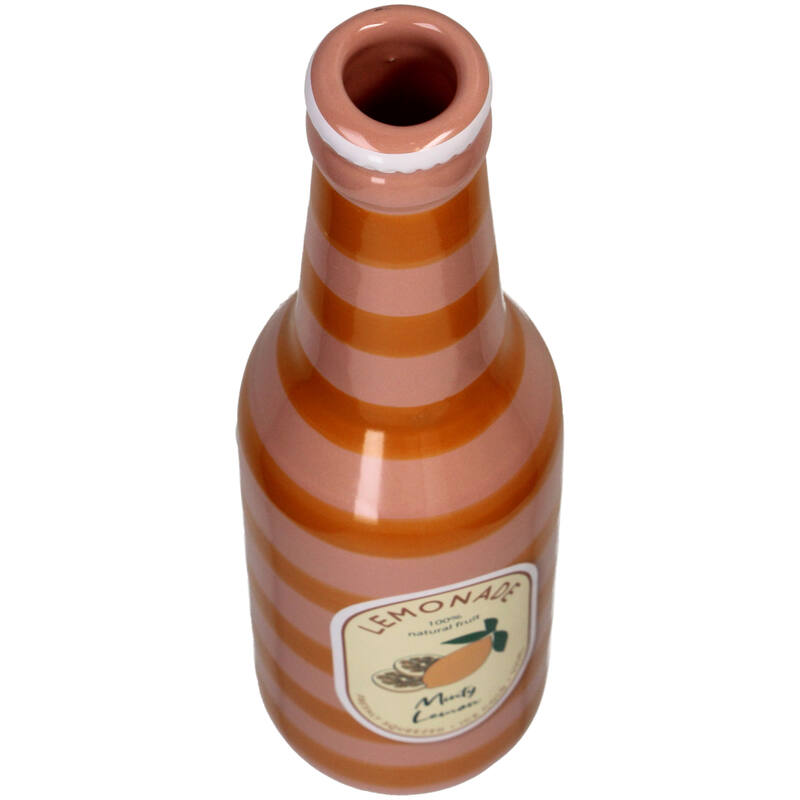 KERSTEN Vase Lemonade Lemon Bottle Fine Earthenware