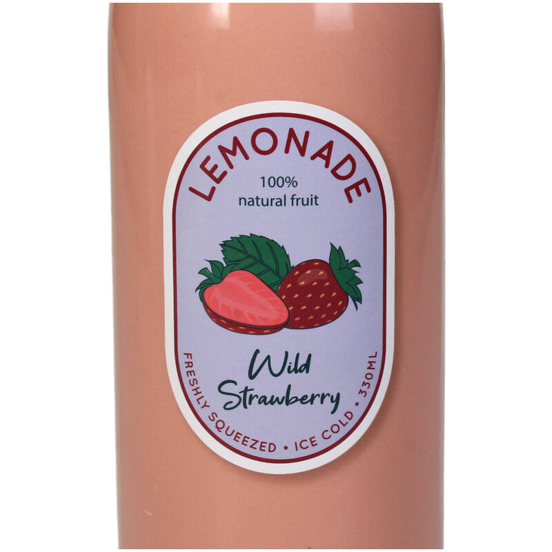 KERSTEN Vase Lemonade Strawberry Bottle