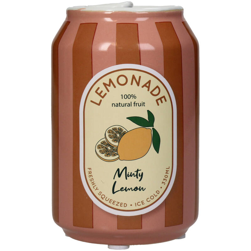 KERSTEN Vase Lemonade Lemon Can Fine Earthenware