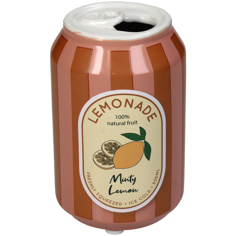 KERSTEN Vase Lemonade Lemon Can Fine Earthenware