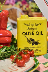 KERSTEN Vase Olive Oil Fine Earthenware Yellow