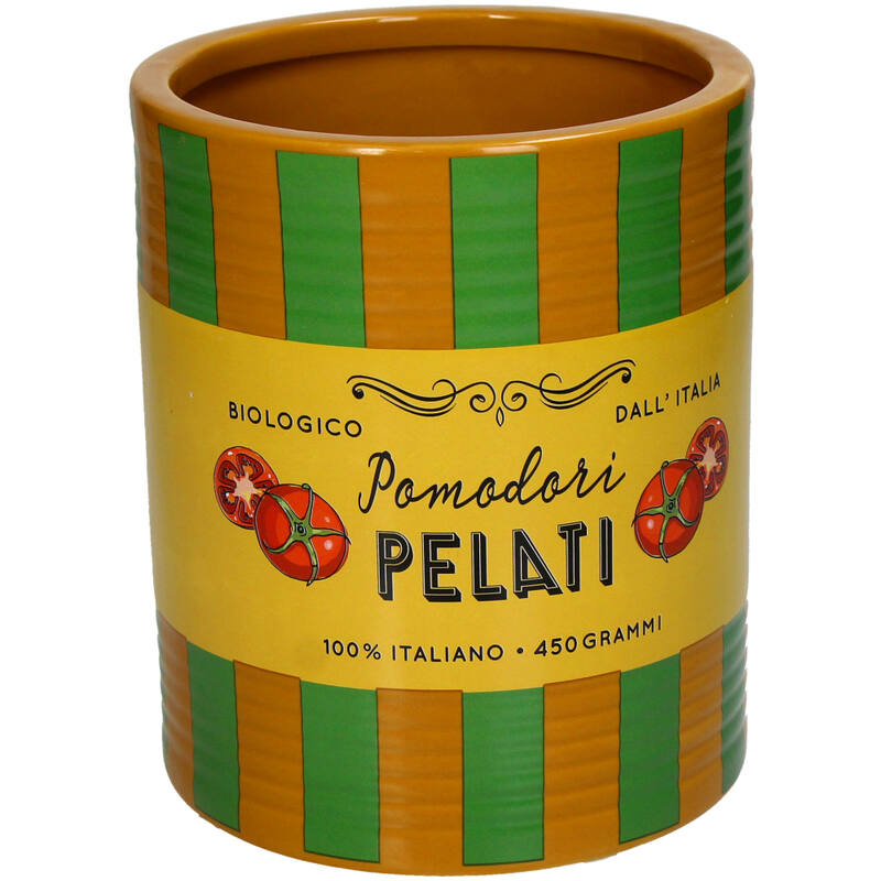 KERSTEN Planter Pomodori Stripes Fine Earthenware