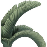 KERSTEN Candle Stick Palm Tree Polyresin