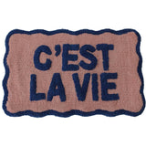 KERSTEN Bath Mat C'est La Vie Cotton Multi