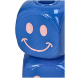KERSTEN Candle Stick Die Polyresin Blue