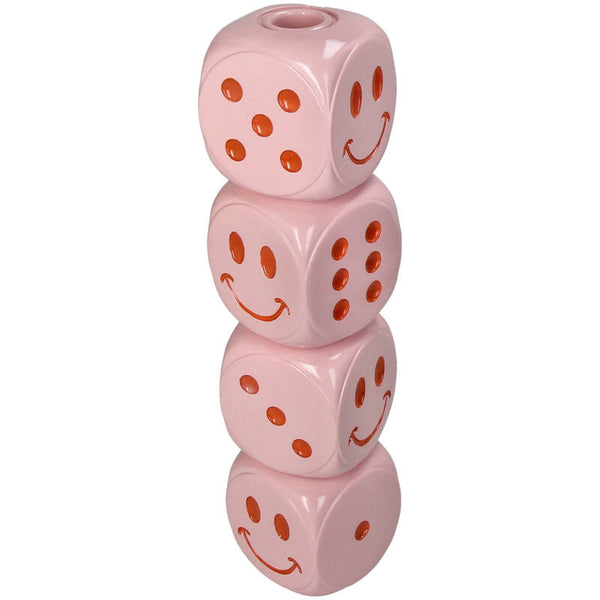 KERSTEN Candle Stick Die Polyresin Pink