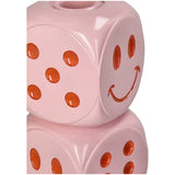 KERSTEN Candle Stick Die Polyresin Pink
