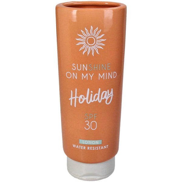 KERSTEN Vase Sunscreen Fine Earthenware Orange
