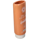KERSTEN Vase Sunscreen Fine Earthenware Orange