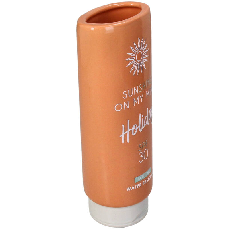 KERSTEN Vase Sunscreen Fine Earthenware Orange