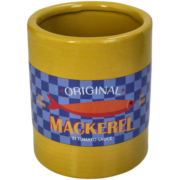 KERSTEN Planter Mackerel Fine Earthenware Yellow