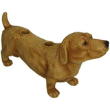 KERSTEN Candle Stick Dachshund Brown