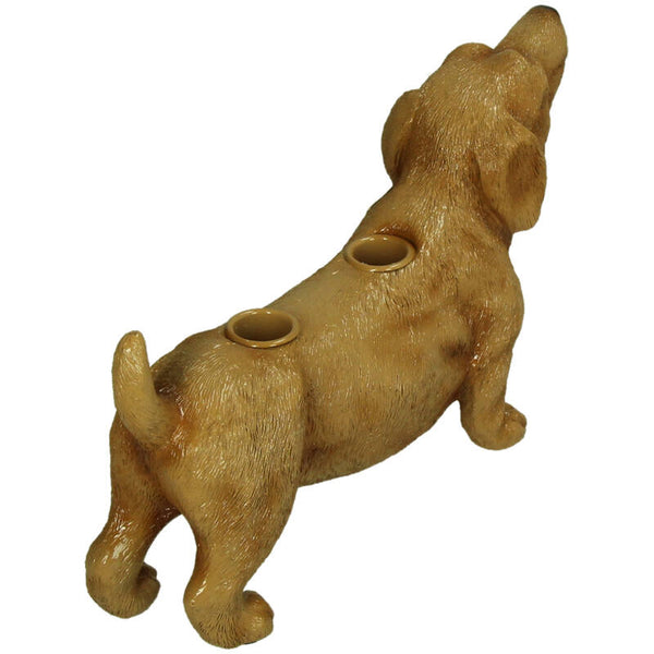 KERSTEN Candle Stick Dachshund Brown
