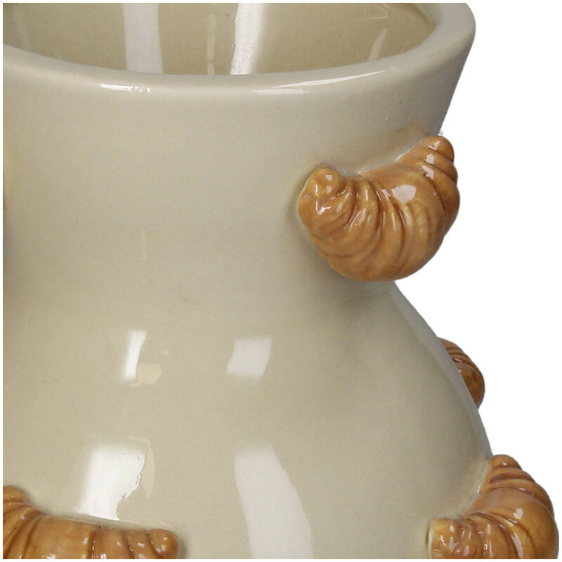 KERSTEN Vase Croissant Dolomite Beige 21cm