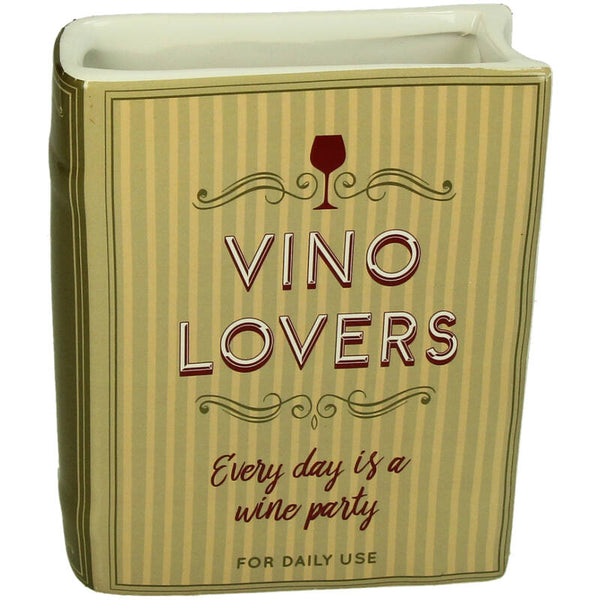 KERSTEN Vase Book Vino Lovers Dolomite Green