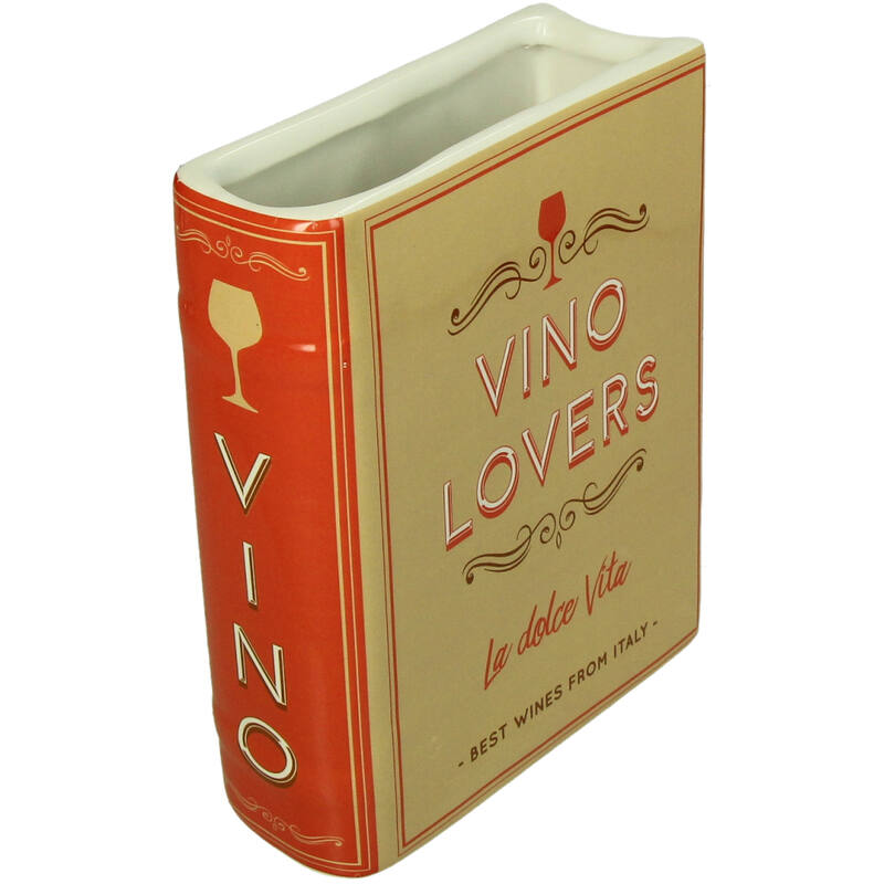 KERSTEN Vase Book Vino Lovers Dolomite Beige