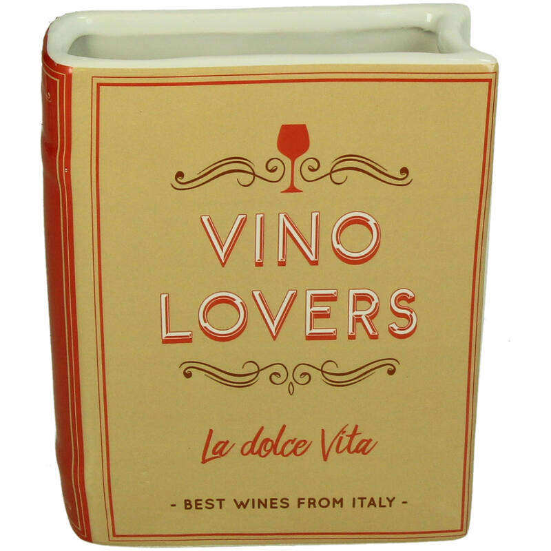 KERSTEN Vase Book Vino Lovers Dolomite Beige