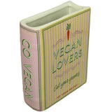 KERSTEN Vase Book Vegan Lovers Dolomite Multi
