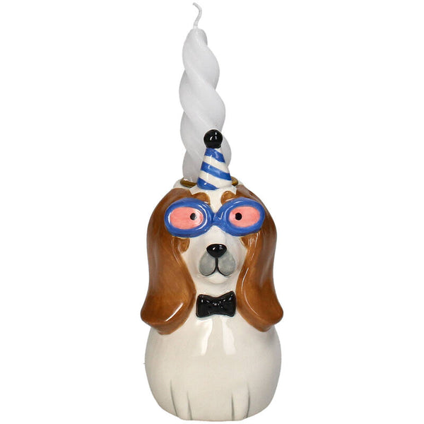 KERSTEN Candle Stick Dog Dolomite Multi