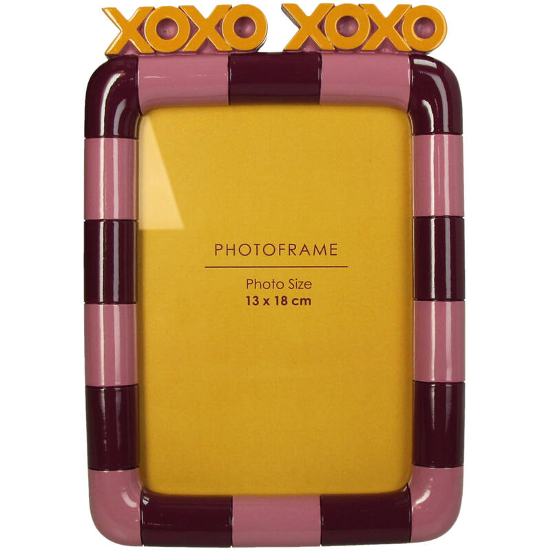 KERSTEN Photo Frame XOXO Polyresin Multi