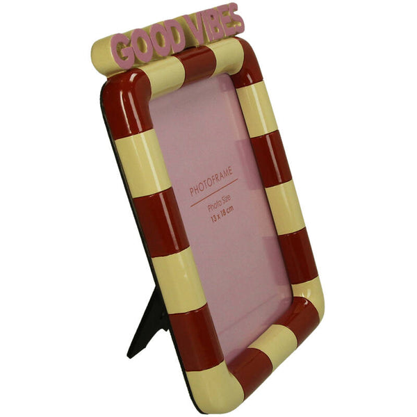 KERSTEN Photo Frame Good Vibes Polyresin Multi