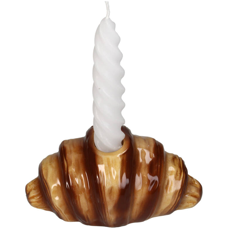 KERSTEN Candle Stick Croissant Dolomite Brown