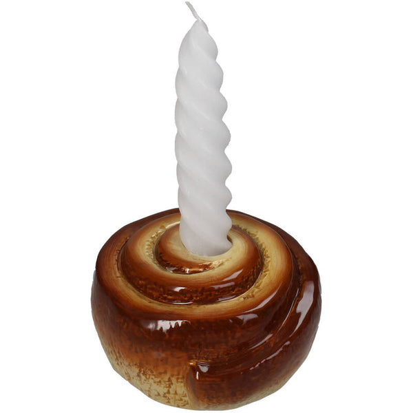 KERSTEN Candle Stick Cinnamon Roll Dolomite Brown