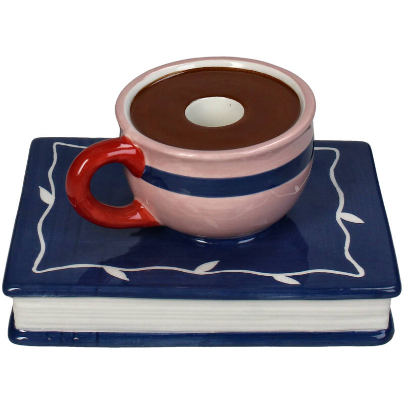 KERSTEN Candle Stick Cup on Book Dolomite