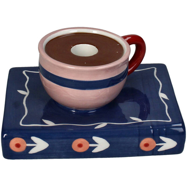 KERSTEN Candle Stick Cup on Book Dolomite