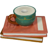 KERSTEN Candle Stick Cup on Book Dolomite