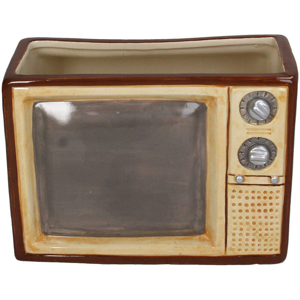 KERSTEN Planter Retro TV Dolomite Multi