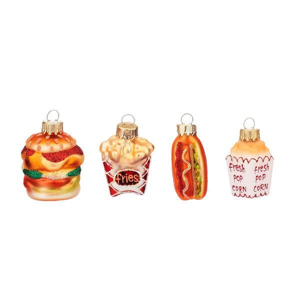 Sass and Belle Mini Fun Fast Food Shaped Baubles Set