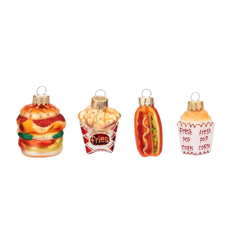 Sass and Belle Mini Fun Fast Food Shaped Baubles Set