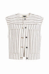 KENWOOD VEST - CREAM