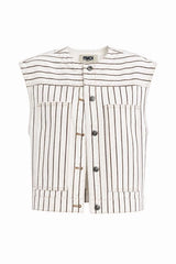 KENWOOD VEST - CREAM