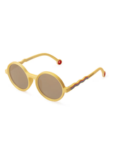 KIDS Round Sunglasses-Medallion Gold