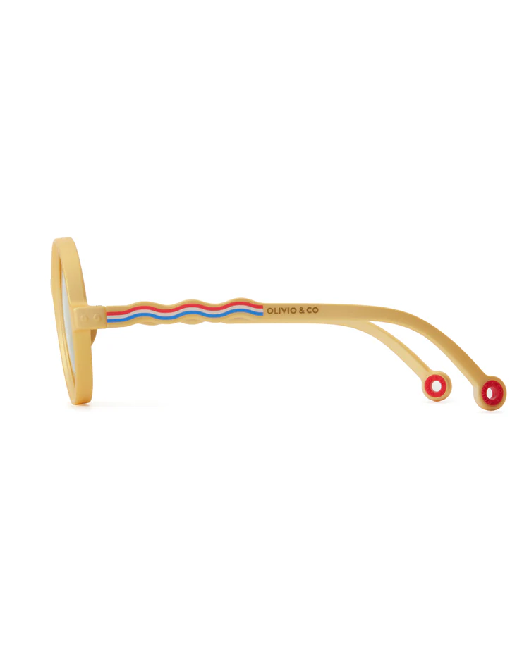 KIDS Round Sunglasses-Medallion Gold