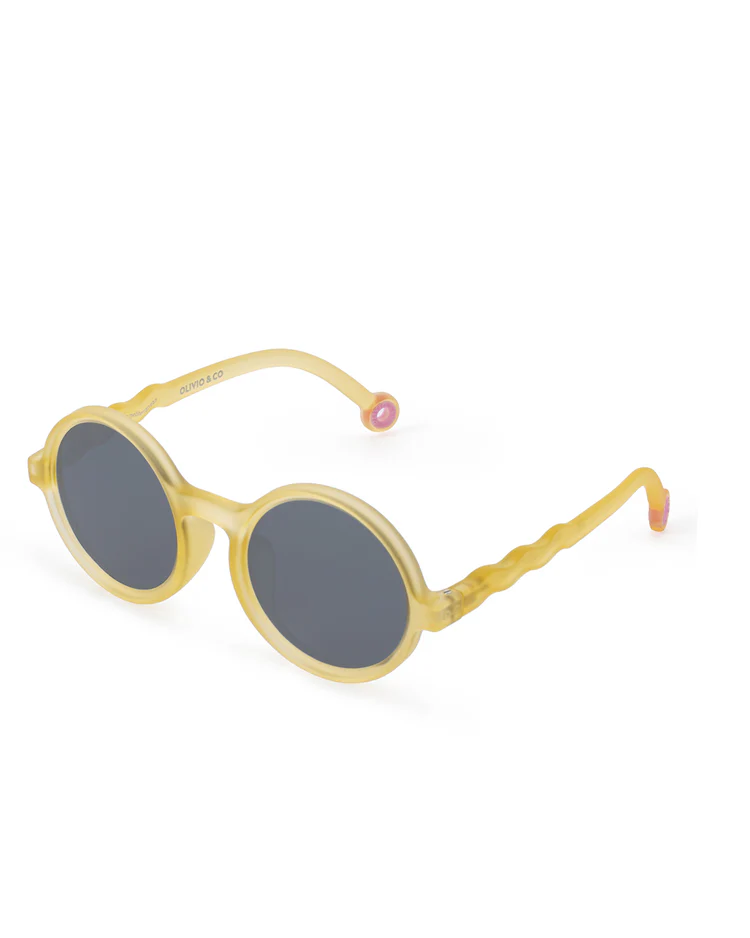 KIDS Round Sunglasses-Sun coral 