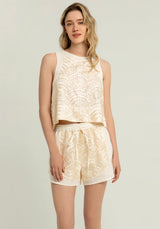 SHORTS NEW TRIANGLE - NATURAL/CHAMPAGNE
