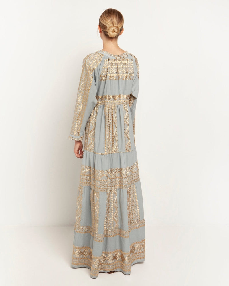 DRESS LONG CLASSIC TRIANGLE - NATURAL/CHAMPAGNE