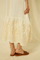 DRESS LONG PHOENIX STRAPS - NATURAL/CHAMPAGNE