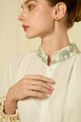 SHIRT DRESS PAPYRUS L/S  - WHITE/MULTI 