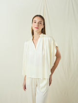 BLOUSE ROOTS - NATURAL/CHAMPAGNE