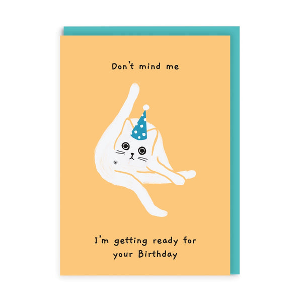 OOH DEER Dont Mind Me Birthday Card