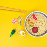 Keyring Ramen display x24 assorted