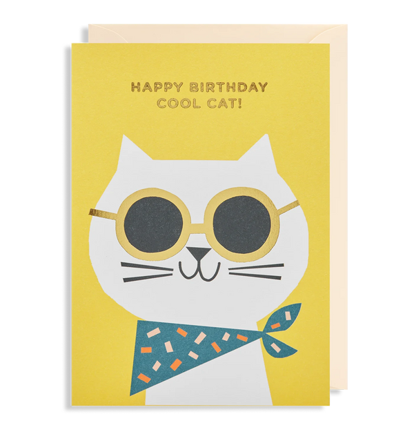 Lagom Design Happy Birthday Cool Cat