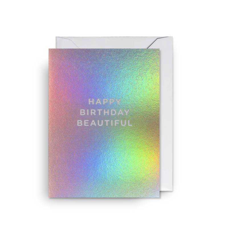 Lagom Design Happy Birthday Beautiful Holographic