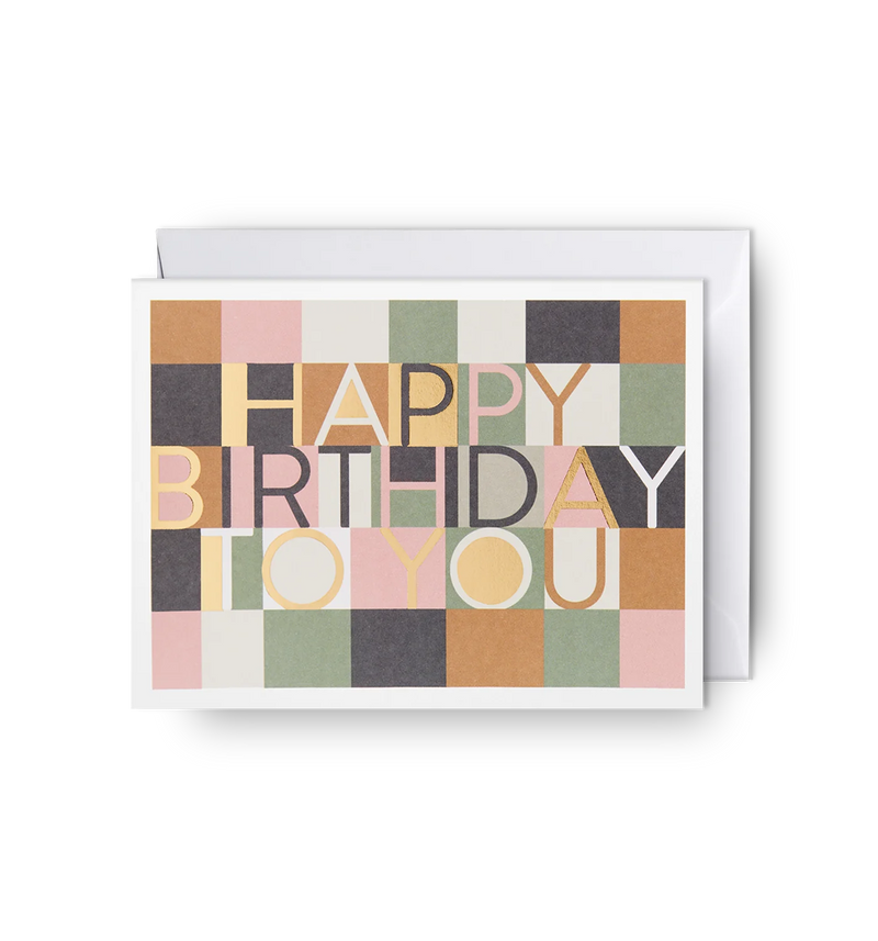 Lagom Design Happy Birthday To You Mosaic